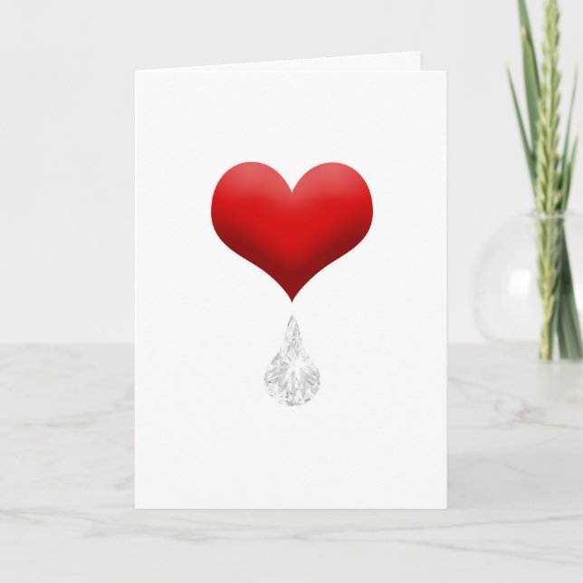Heart Tears Card (Front)