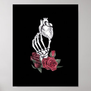 Heart The Skeleton's Hand Classic Poster