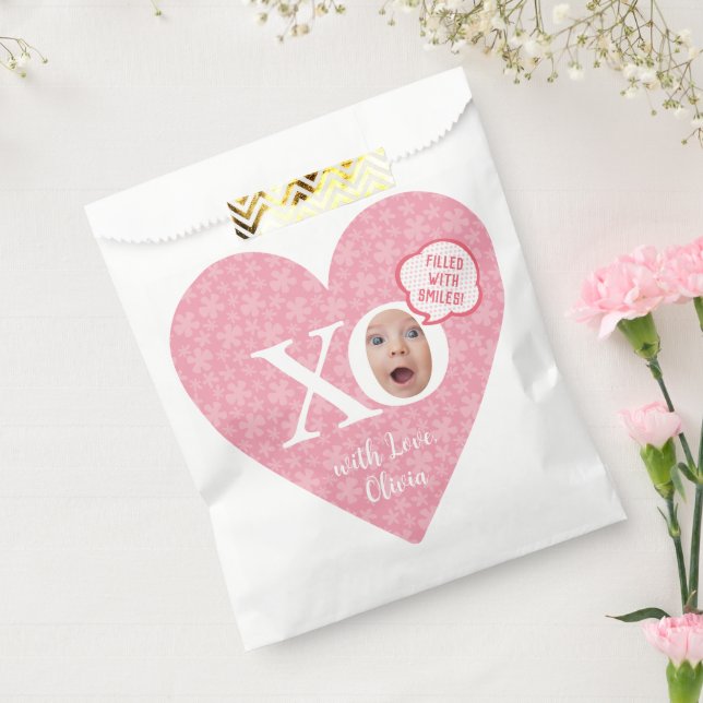 Heart theme 1st birthday party favour bag (Sealed)