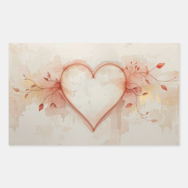 Heart-Themed Painting Images Collection Sticker (Front)