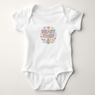 "Heart Thief" Cute Baby Bodysuit - Sweet Valentine