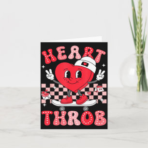 Heart Throb Groovy Valentine Toddler Men Boys Cute Card