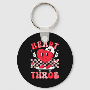 Heart Throb Groovy Valentine Toddler Men Boys Cute Keychain