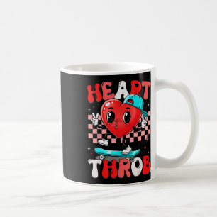 Heart Throb Retro Groovy Valentine Men Boy Kid Tod Coffee Mug