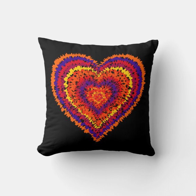 Heart  throw pillow (Front)