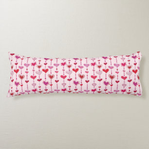 Heart Tiles Body Pillow