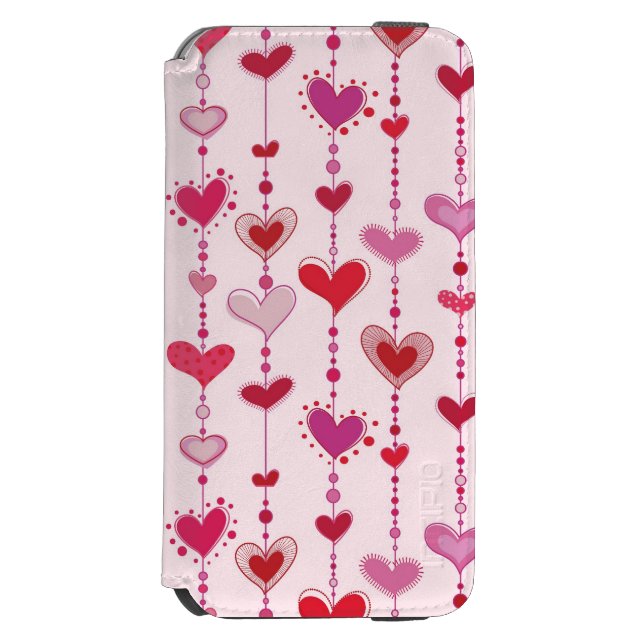 Heart Tiles Incipio iPhone Wallet Case (Folio Front)
