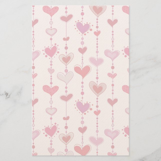 Heart Tiles Stationery (Front)