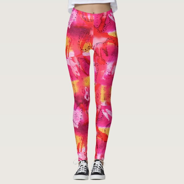 Heart to Heart Leggings (Front)