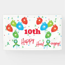 Heart Transplant Anniversary Customizable Party