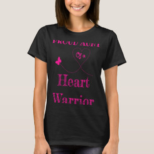Heart Transplant Proud Aunt of a Heart Warrior T-Shirt