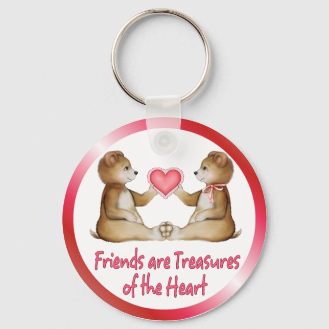 Heart Treasures Keychain (Front)