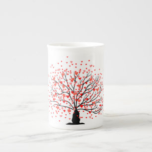 Heart Tree  Bone China Mug