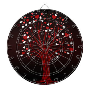 Heart Tree Dartboard