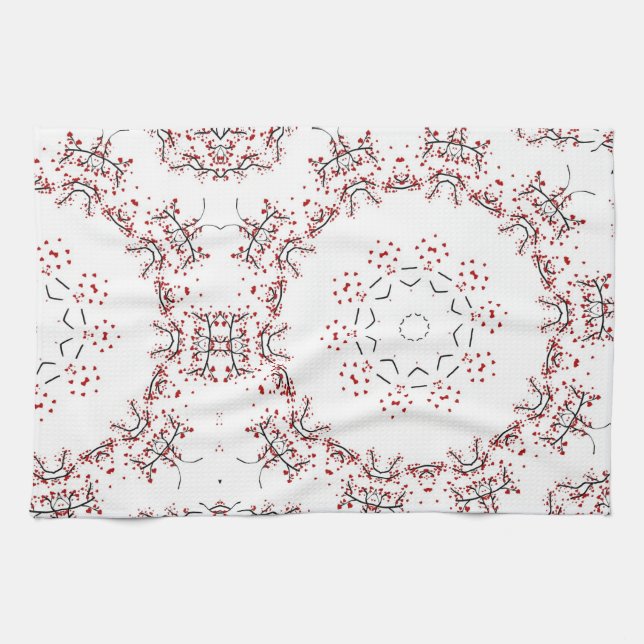 Heart Tree Kitchen Towel (Horizontal)