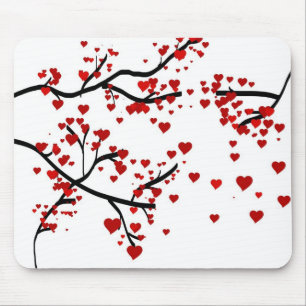 Heart Tree Mouse Pad