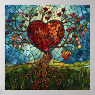 Heart Tree of Life Poster