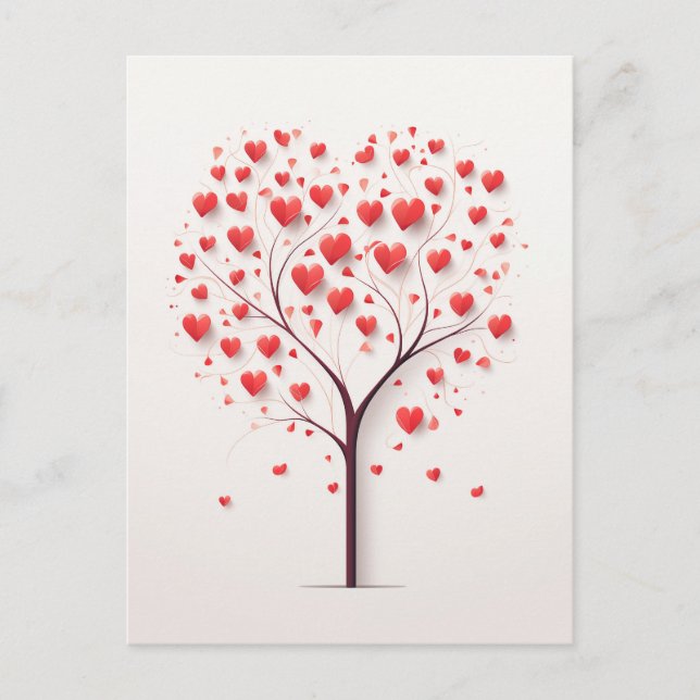 Heart tree postcard (Front)