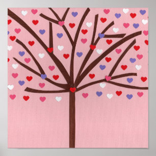 Heart Tree Poster
