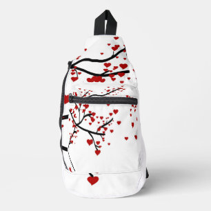 Heart Tree Sling Bag