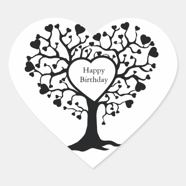 Heart Tree Sticker (Front)