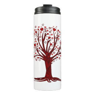 Heart Tree Thermal Tumbler