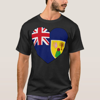 Heart Turks and Caicos Islands T-Shirt