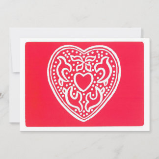 Heart Valentine Holiday Card