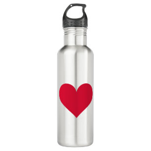 Heart Valentines Day Love Heart 710 Ml Water Bottle