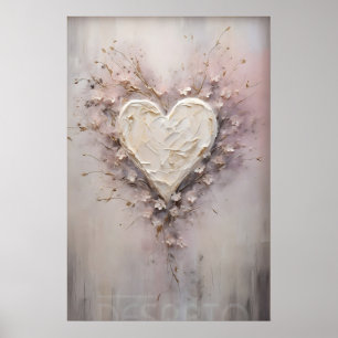 Heart Valentine's Day Print, Valentines Day Spring Poster