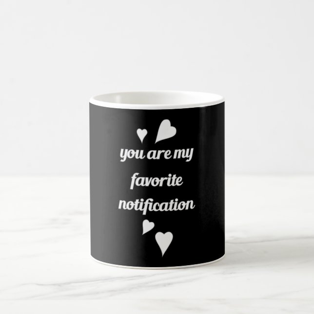 Heart Valentine's Day Romantic Love Funny Gift Coffee Mug (Center)