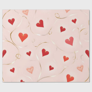 Heart Velantine Seamless Pattern wrapping paper