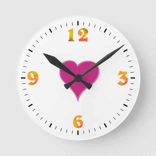 Heart Wall Clock (Front)