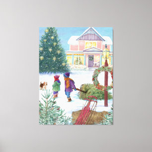 Heart Warming Christmas Canvas Print