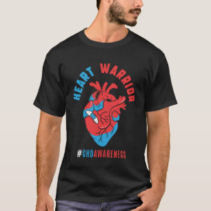 Heart Warrior CHD Awareness Congenital Heart Defec T-Shirt