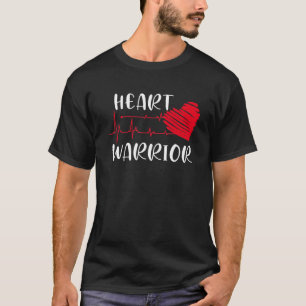 Heart Warrior Chd Awareness Present Congenital Hea T-Shirt