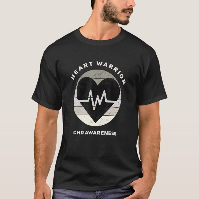Heart Warrior Chd Awareness T-Shirt (Front)