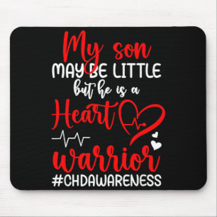 Heart Warrior Mother Chd Awareness Chd Mom Of A Ch Mouse Pad