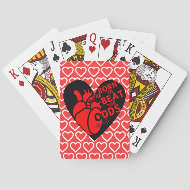Heart Warrior Playing Cards (Back)