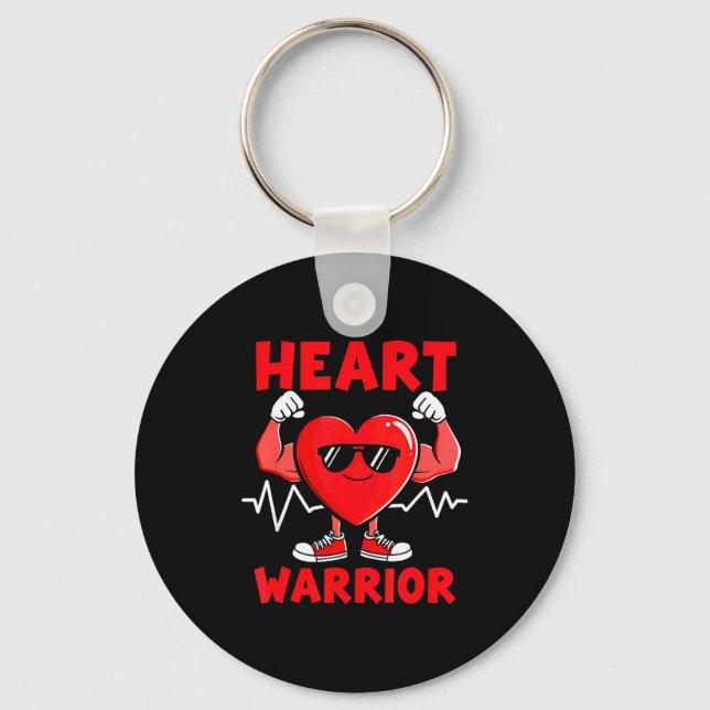 Heart Warrior Sungles Chd Fighter _6  Keychain (Front)