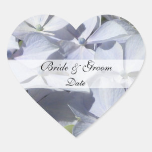 Heart Wedding Save the Date Stickers