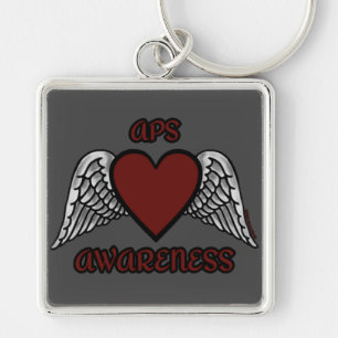 Heart/Wings...APS Keychain