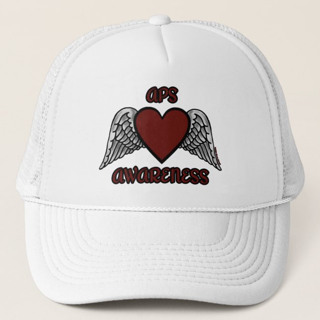 Heart/Wings...APS Trucker Hat (Front)