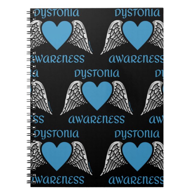 Heart/Wings...Dystonia Notebook (Front)