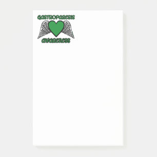 Heart/Wings...Gastroparesis Post-it Notes
