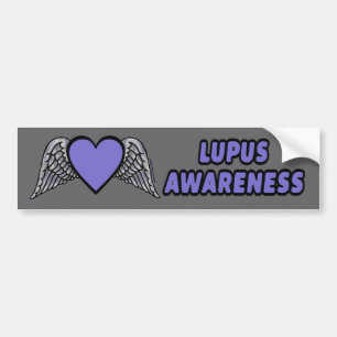 Heart/Wings...Lupus Bumper Sticker