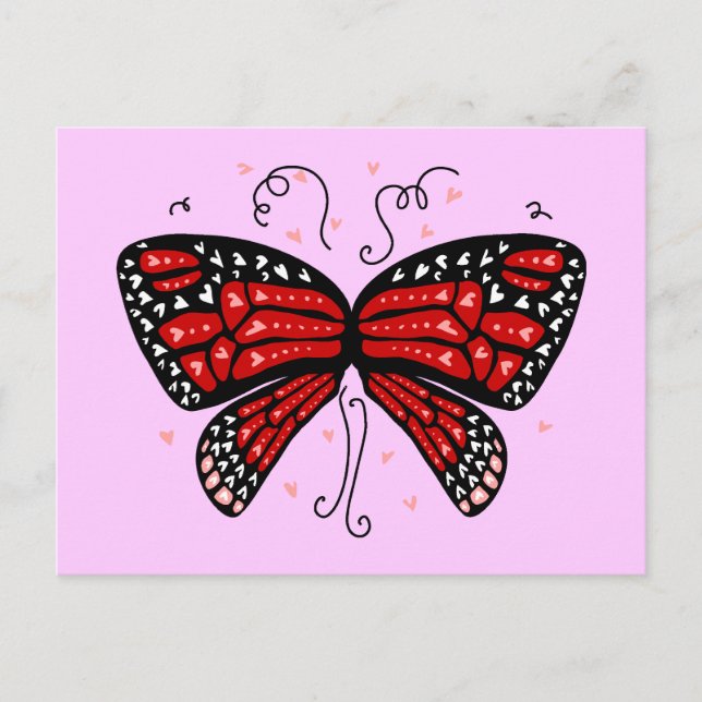 Heart Wings Postcard (Front)