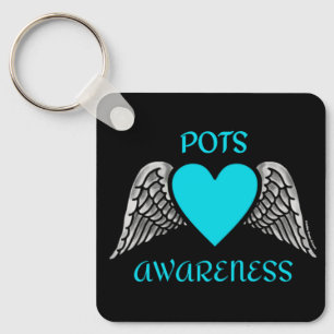 Heart/Wings...POTS Keychain