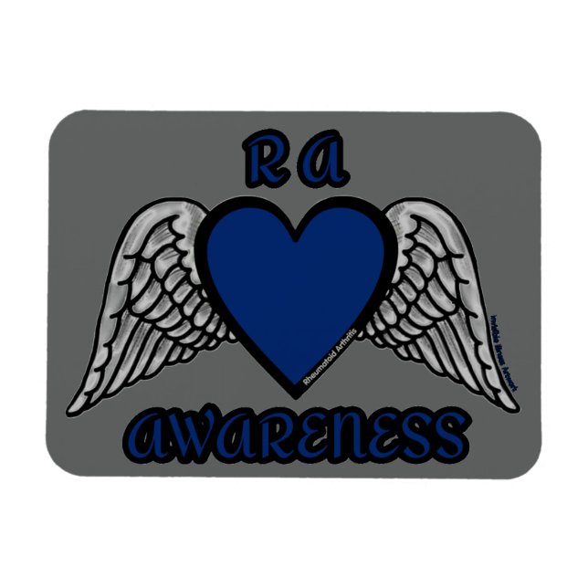 Heart/Wings...RA Magnet (Horizontal)