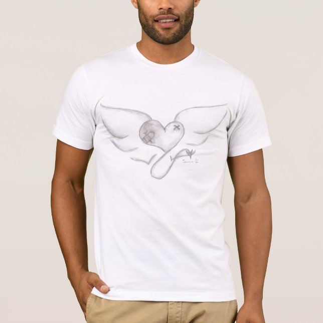 heart wings T-Shirt (Front)
